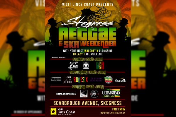 LINE UP FOR Skegness Reggae & Ska WEEKENDER 2022!!!
